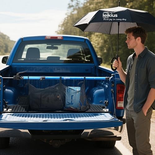 79 inch Heavy Duty Adjustable Cargo Bar,200LB Capacity，Non-Slip 1 Pack Blue