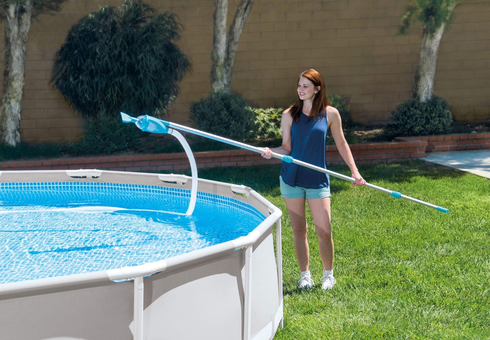 Intex 28003E Deluxe Above Ground Pool Maintenance Kit for Minimum 800 GPH Flow R