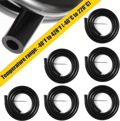 Black Silicone Vacuum Hose 3mm+4mm+5mm+6mm+8mm+10mm Inner Diameter