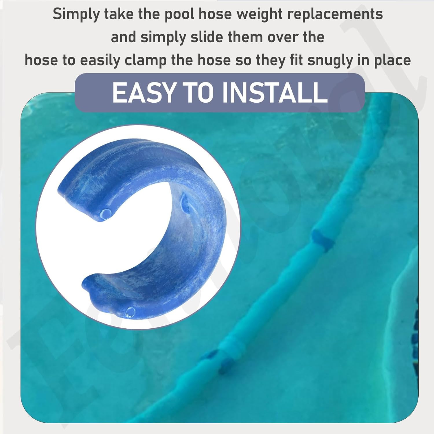 10 Pack Pool Cleaner Hose Weight Replacements Compatible with Zodiac Baracuda W8