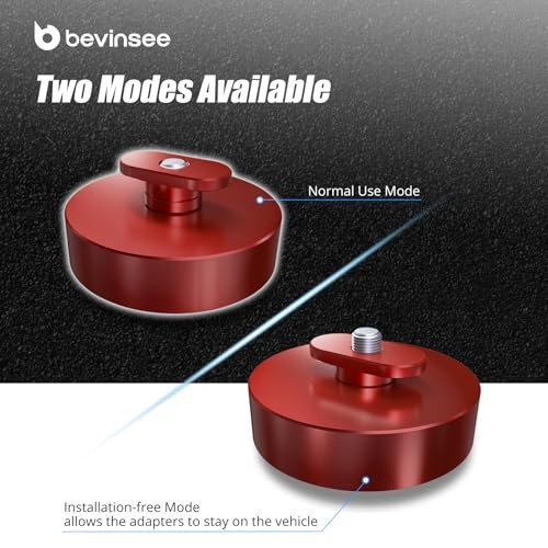 4pcs Lifting Jack Pads Pucks Compatible with Corvette C5 C6 C7 GS Z06 ZR1 Red