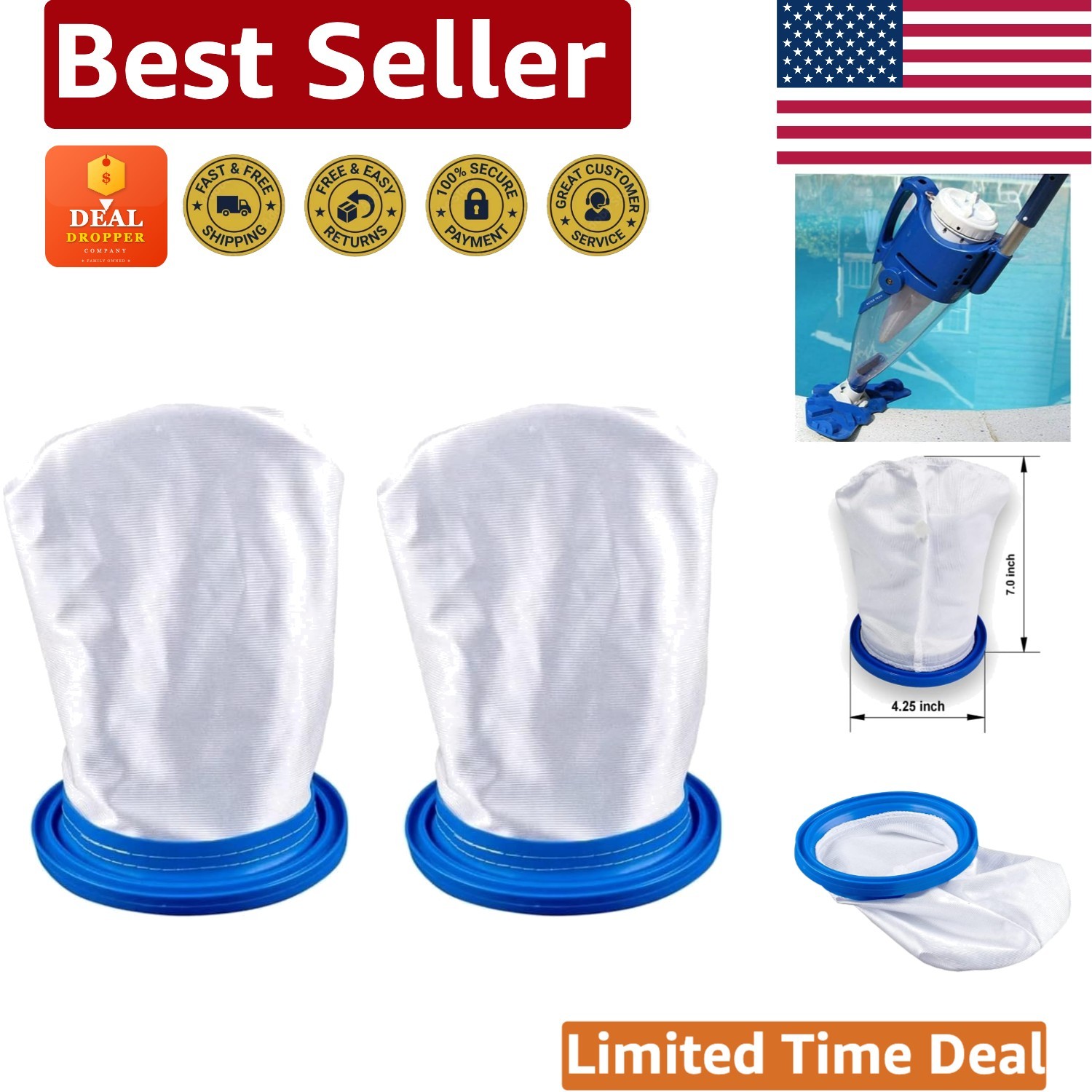 X-treme Multilayer Filter Bags | Enhance Pool Cleaning Effectiveness
