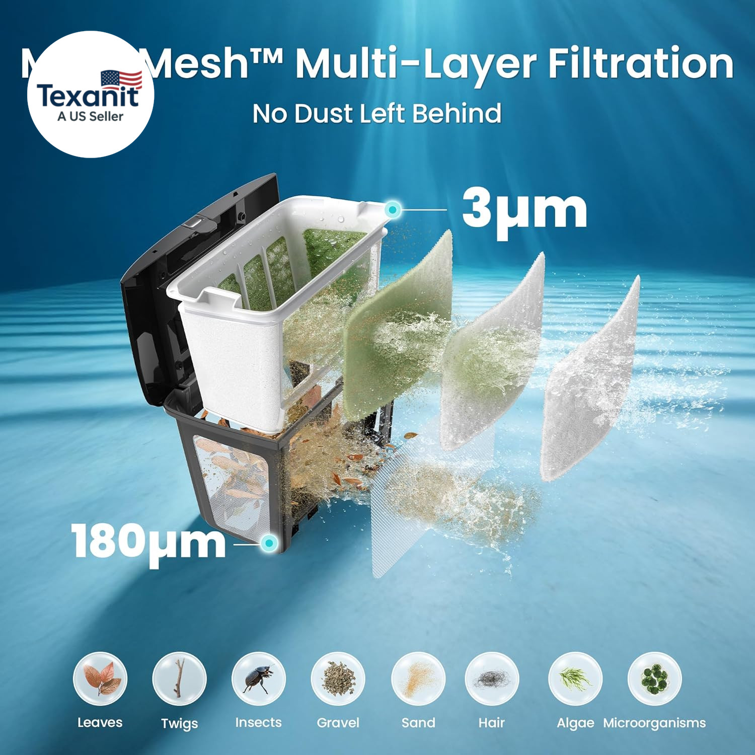 Scuba V3 AI Vision Cordless Robotic Pool Cleaner, 10X Faster Pool Cleaning with
