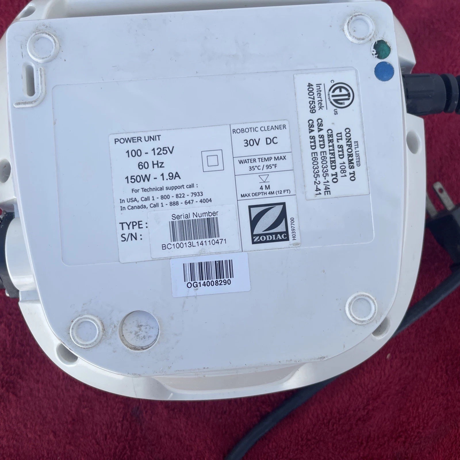 ZODIAC POLARIS POWER SUPPLY CONTROL UNIT For 9450 SPORT