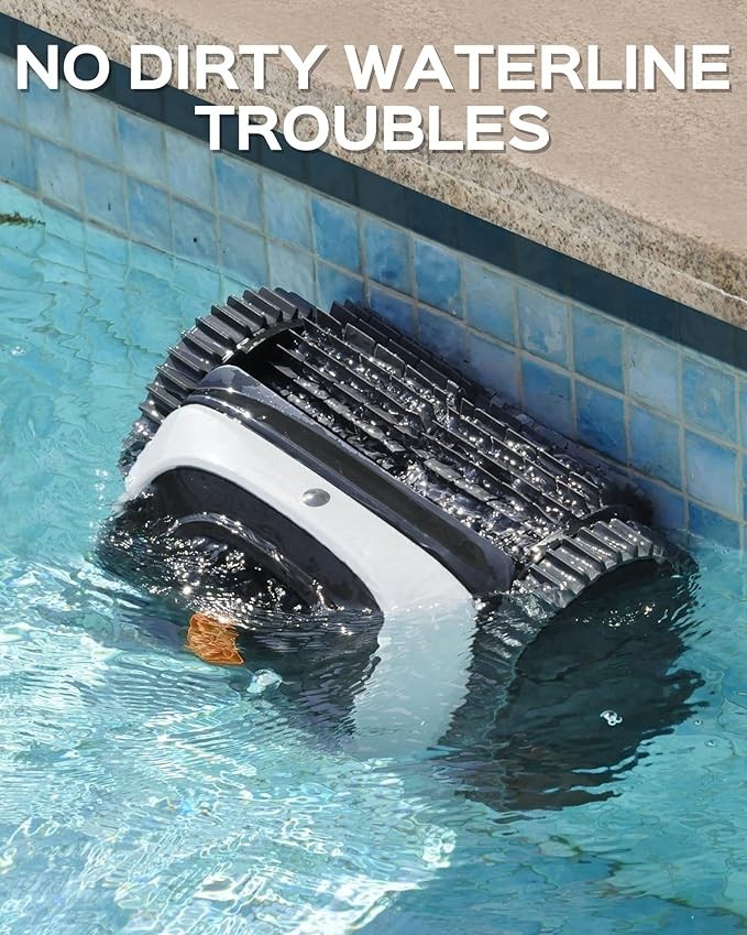 WYBOT C1 Cordless Robotic Pool Cleaner Inground In-Ground Vacuum Wall Climbr NIB