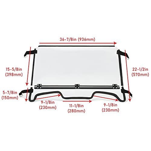 Full Flip Windshield Compatible with 2019-2022 Polaris RZR XP 1000 / XP 4