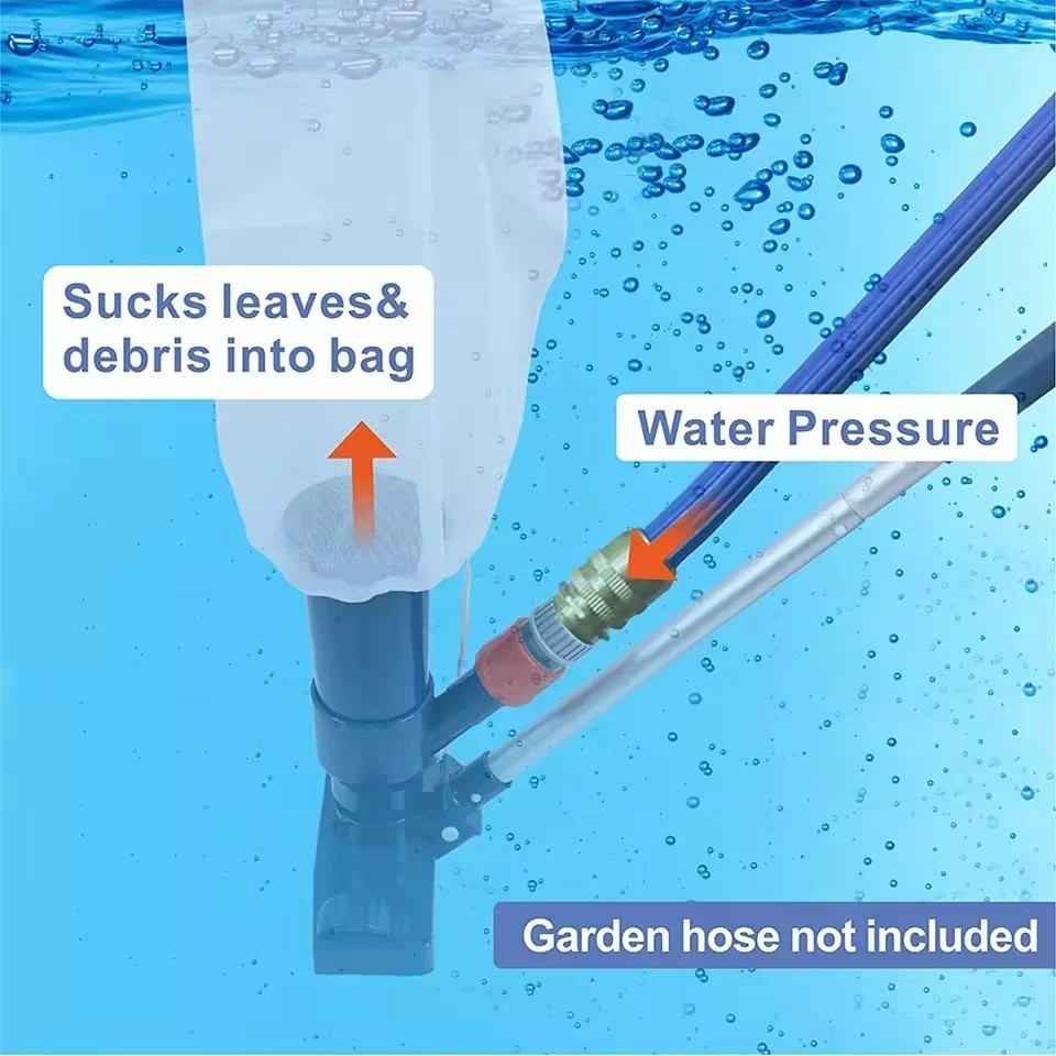 Pool Vacuum Head Cleaner Suction Spa Cleaning Kit Above Ground Maintenance Tool