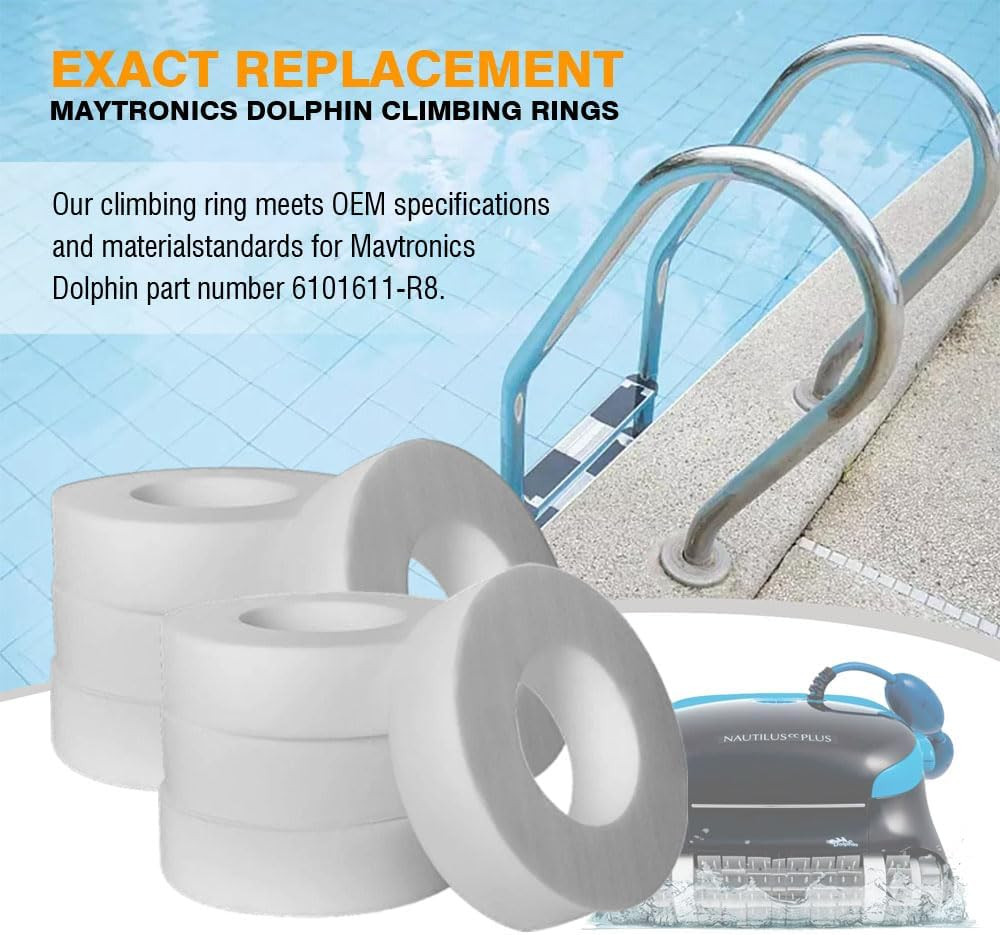Exact Replacement 6101611-R4 for Dolphin Maytronics Nautilus Robotic Pool