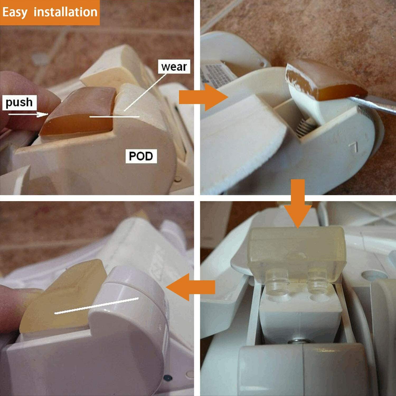 AXV414604WHP Pool Cleaner Wing and Pod Shoe Combo Maintenance Kit