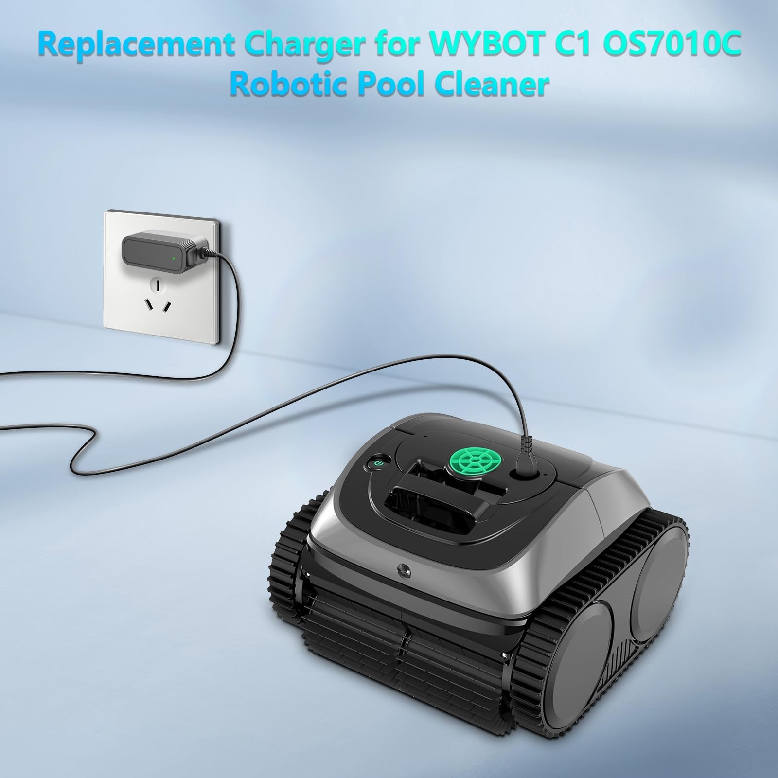 Charger for WYBOT Robotic Pool Vacuum Cleaner Compatible with Wybot C1 OS7010…