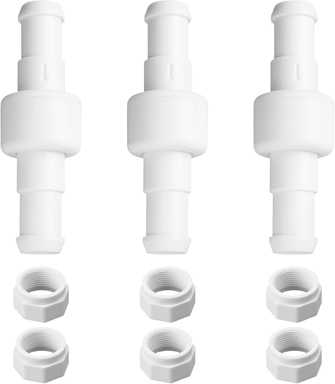 3pcs 180, 280, 380 Pool Cleaner Ball Bearing Hose Swivel Combo Kit Replacement w