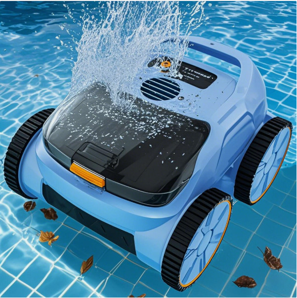 Cordless Robotic Pool Cleaner Pool Vacuum for Inground Pools Up to 2150 Sq.ft