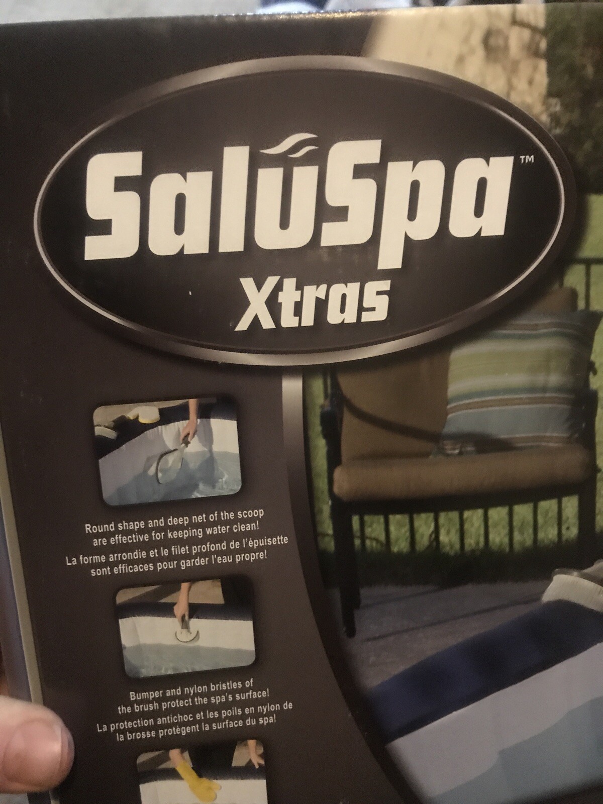 Bestway SaluSpa Hot Tub Spa All-in-One 3-Piece Cleaning Tool Accessory Set
