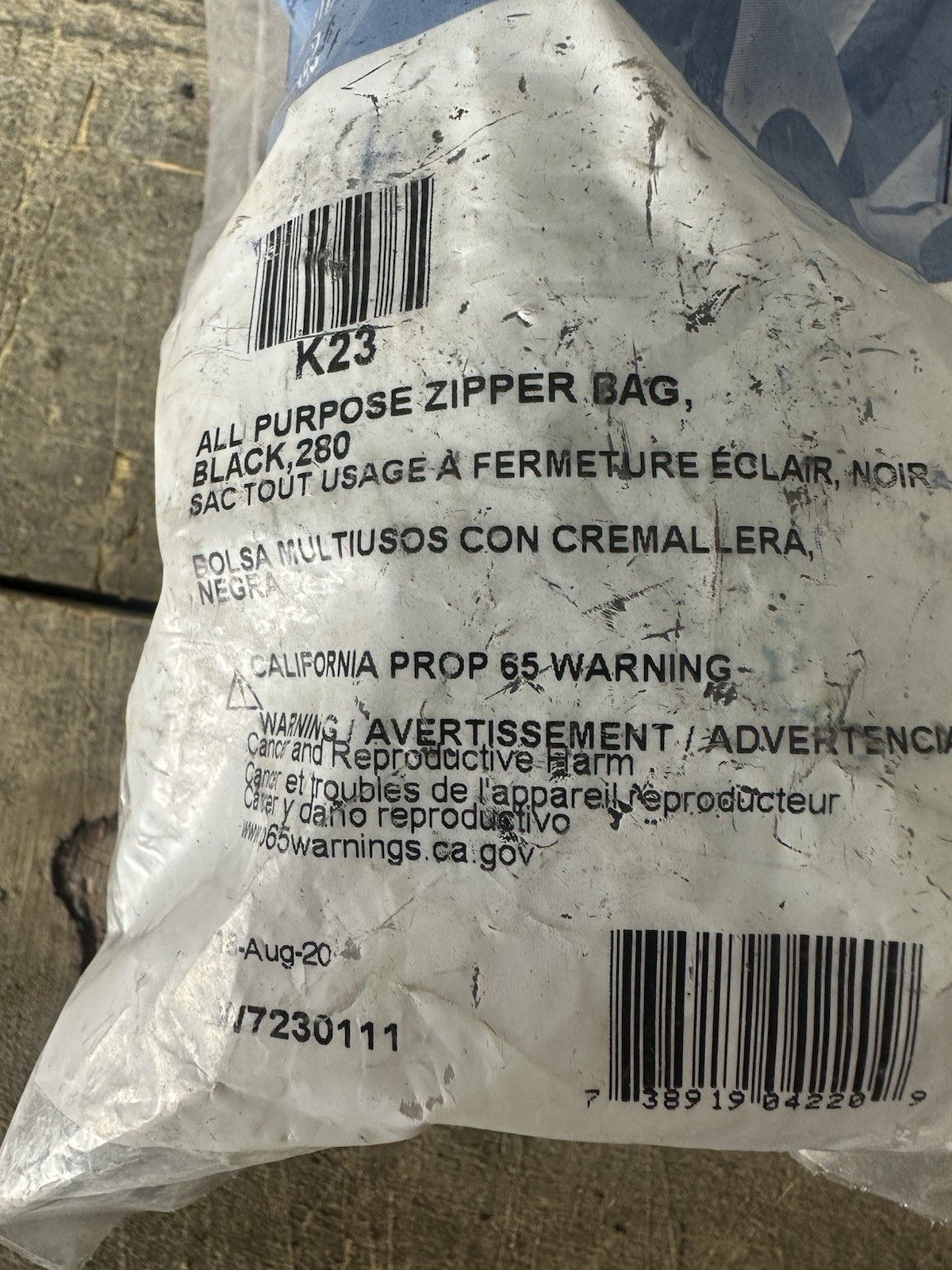 Polaris K23 All Purpose Strainer Bag Black 280 Genuine OEM Pool Spa