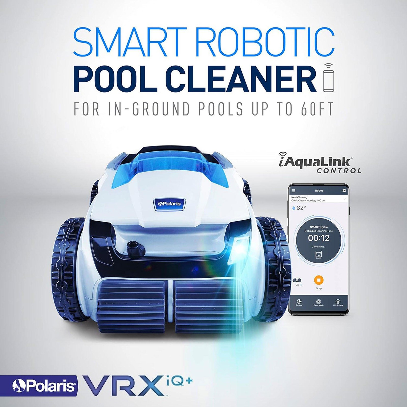 Polaris VRX iQ+ Robotic Pool Cleaner with iAquaLink Control FVRXIQP