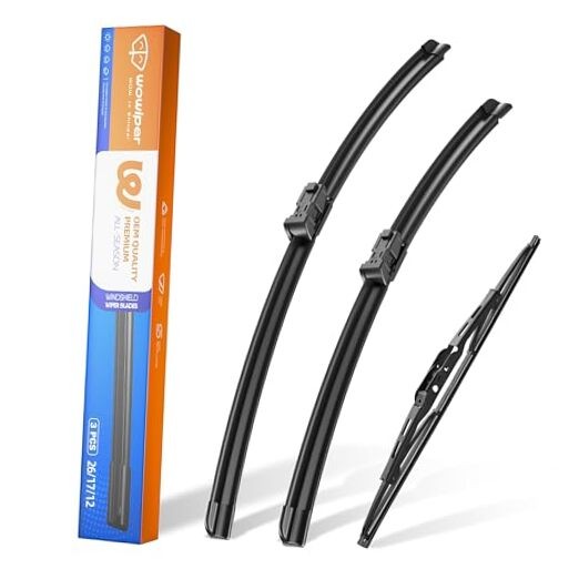 24&Prime;+17&Prime; Windshield Wiper Blades with 13&Prime; Rear Wiper Replacement for GMC