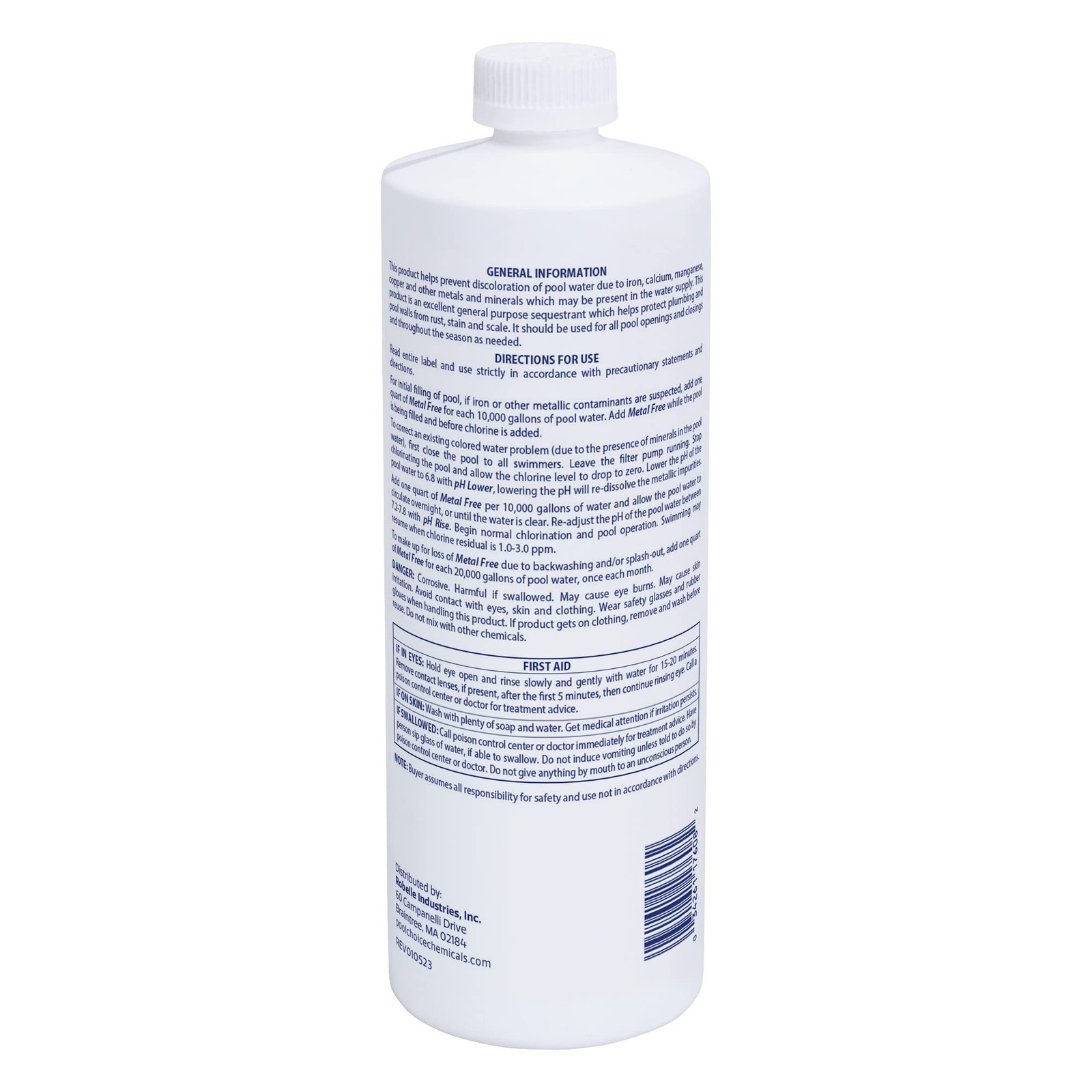 SpaChoice 1-Quart 4-Pack Premium Metal Free Pool Water 4-Pack,