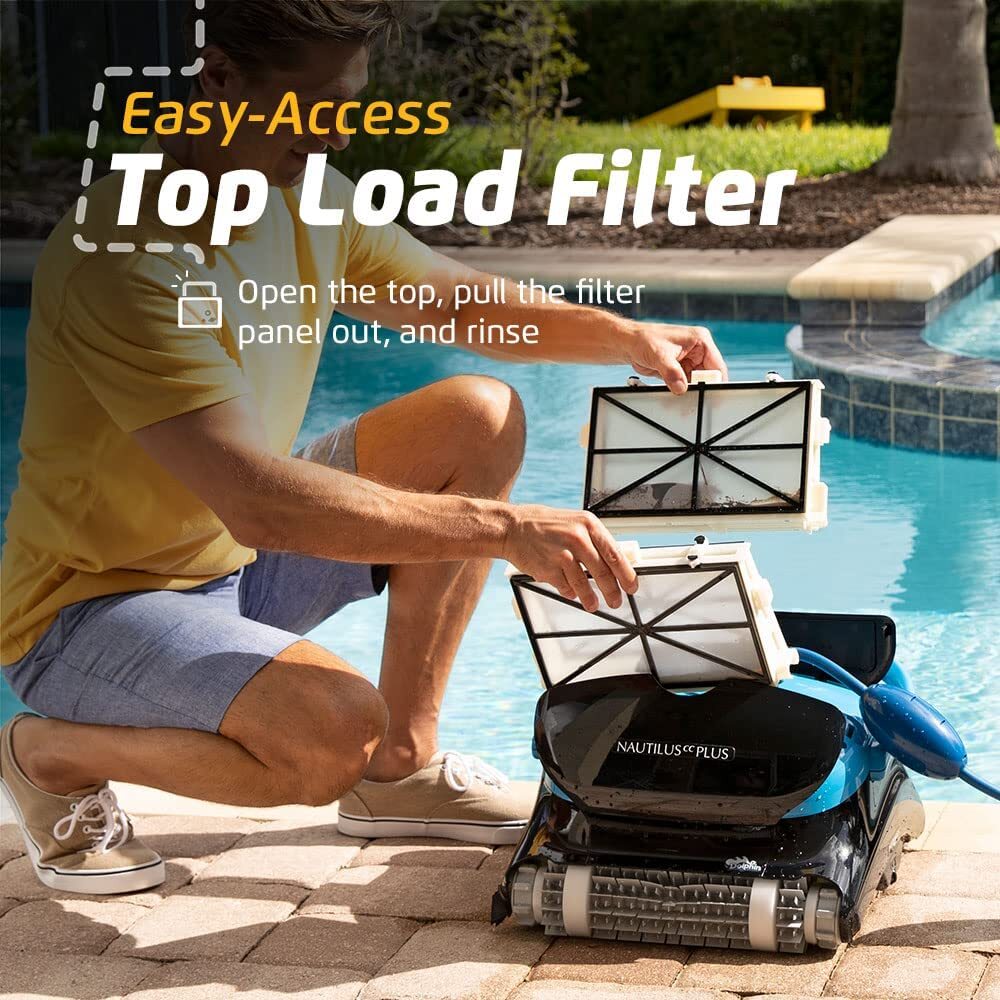 Dolphin Nautilus CC Plus Robotic Pool Cleaner with Wi-Fi and Ultra-Fine Filters