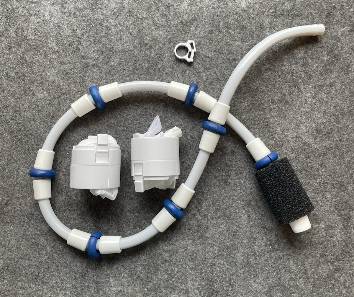Makhoon Pressure Sided Pool Cleaner Replacement Part – Whip Hose and Bags