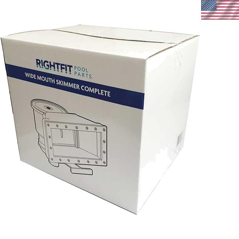 Replacement Wide Mouth Thru-Wall Skimmer Kit for Superior Pool Maintenance