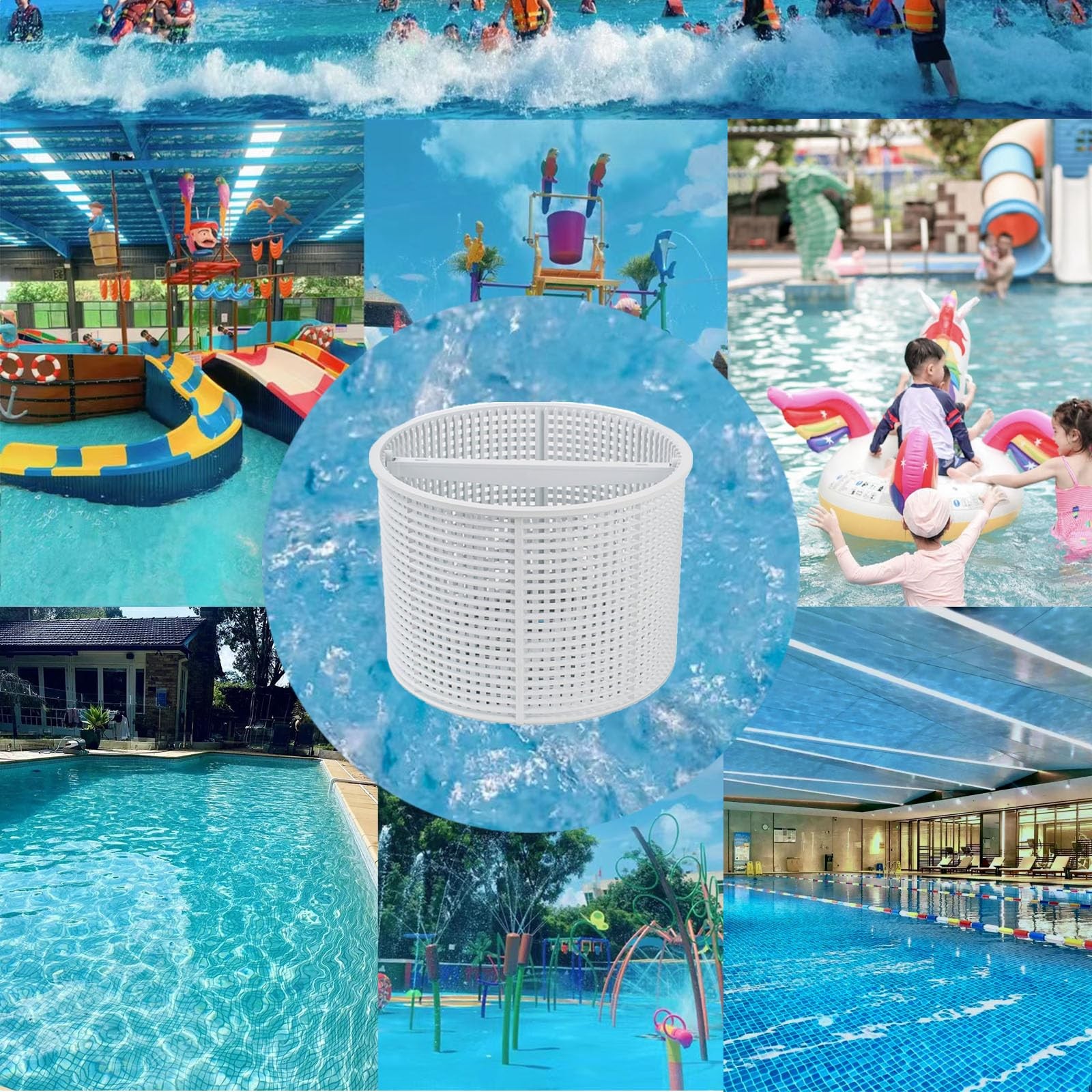 Pool Skimmer Basket Replacement Heavy Duty ABS Plastic For Hayward SP1082
