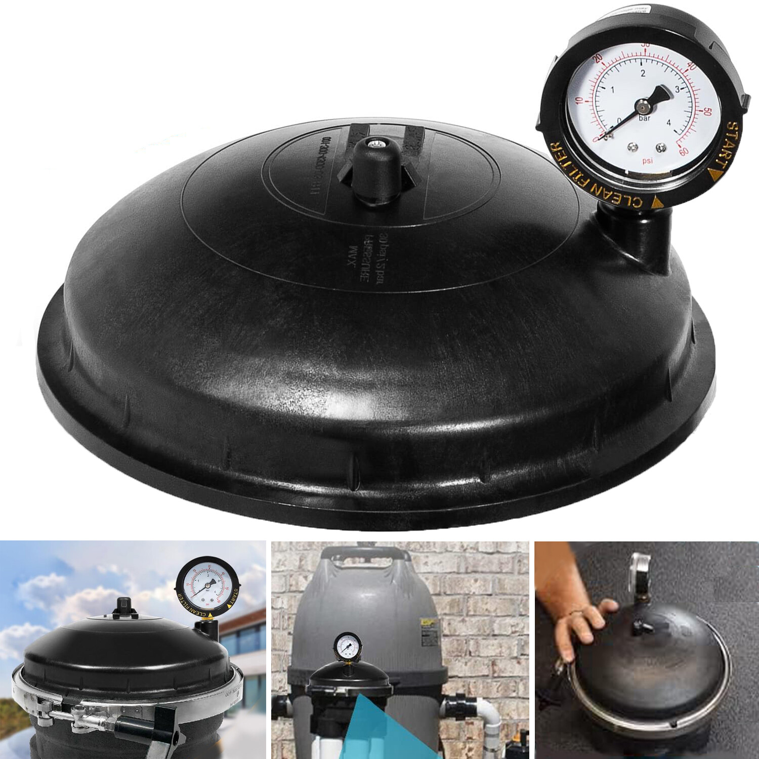 005-302-4300-03 Water Valve Top Dome Assembly with Gauge Pause Fit for Paramount