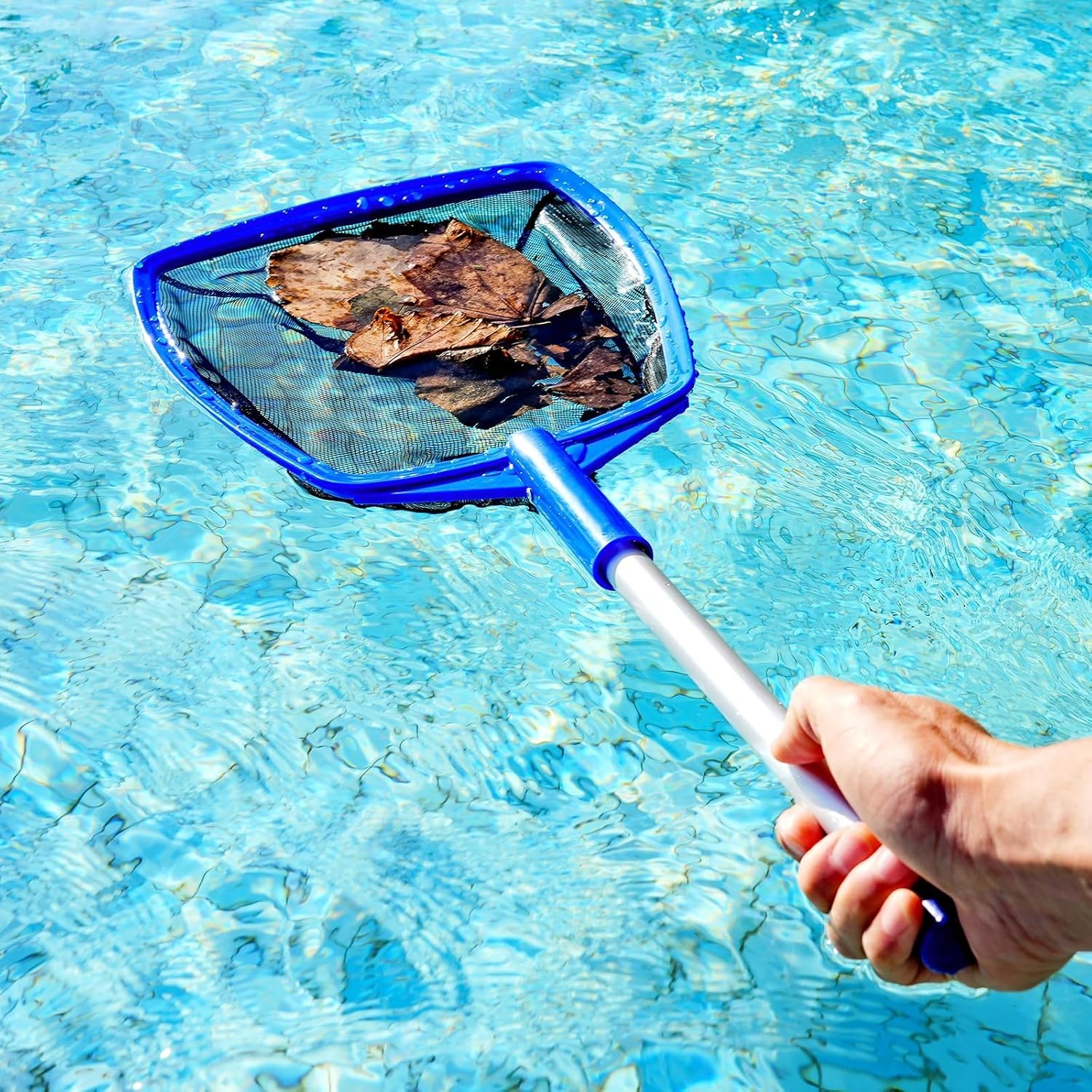 Pool Skimmer Net, Hot Tub Skimmer Spa Net with Pole, 26.3 », Ultra Fine Mesh …