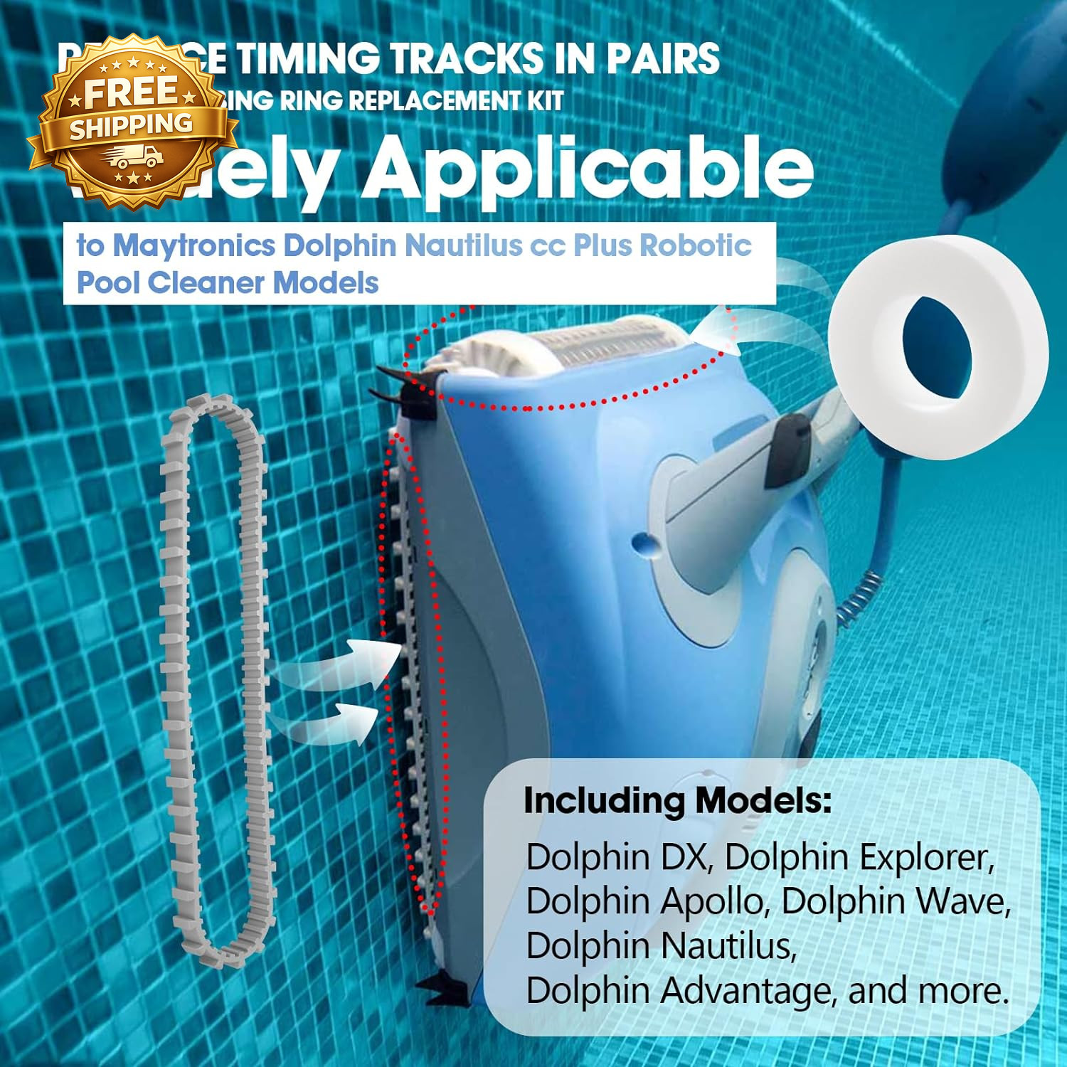 Pool Cleaner Accessories the Climbing Ring Replacement 6101611-R4 Timing Track