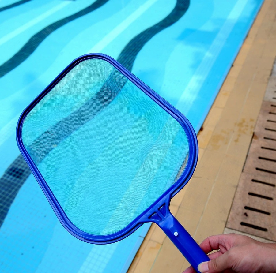 1pc Swimming Pool Leaf Rake Mesh Skimmer Net Spa Pond Cleaning Tool – NEW