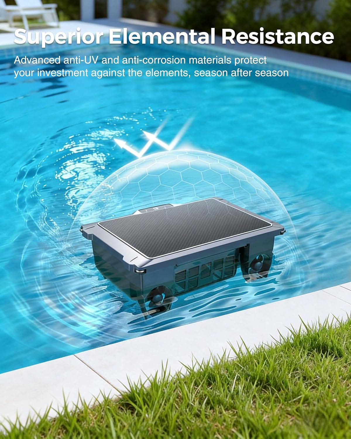 T2B Solar Pool Skimmer Robot via App & Remote Control, 2026 Upgraded Automatic R