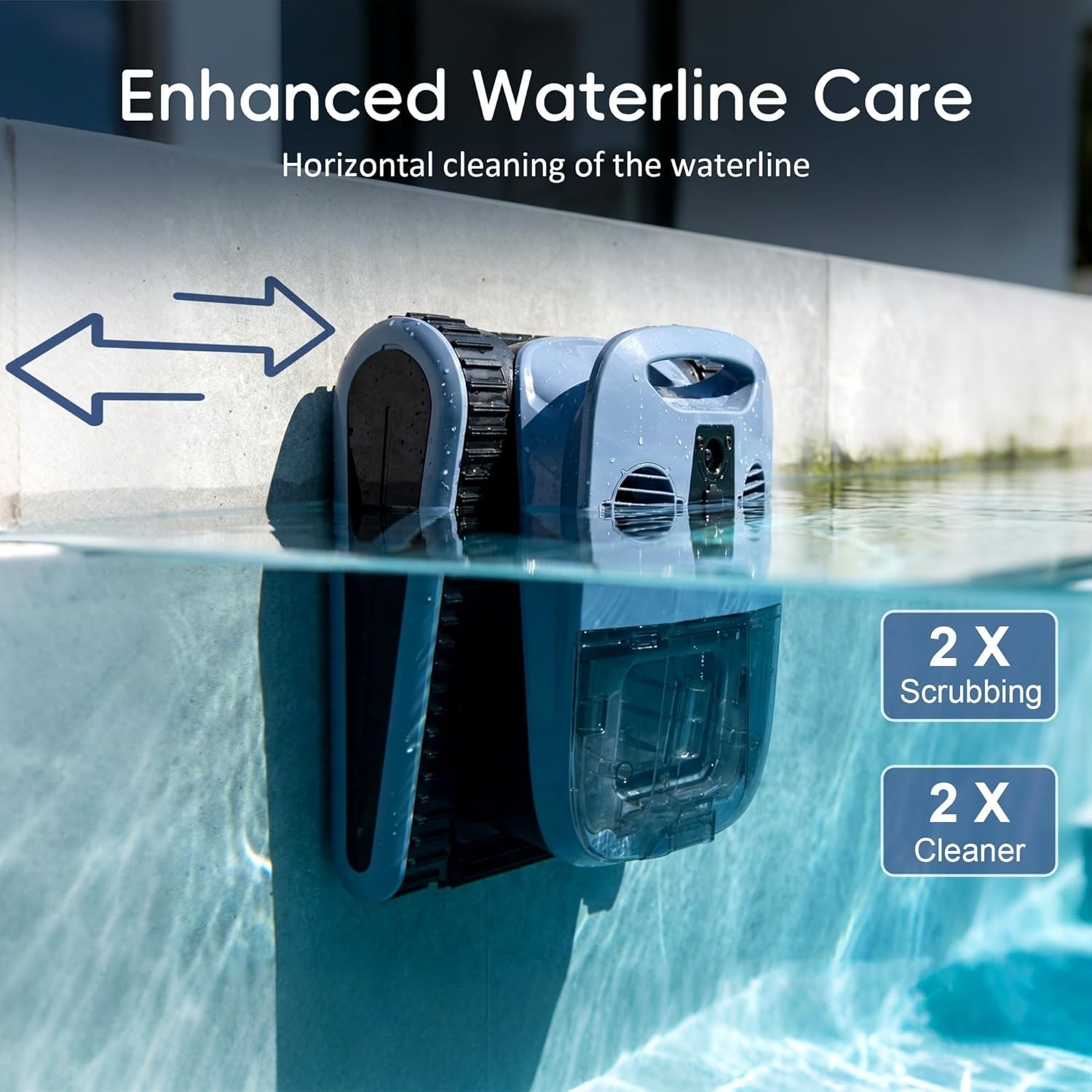 SEAUTO (2026 New) Cordless Robotic Pool Cleaner 4H Wall-Climbing Up to 3230Sq.ft