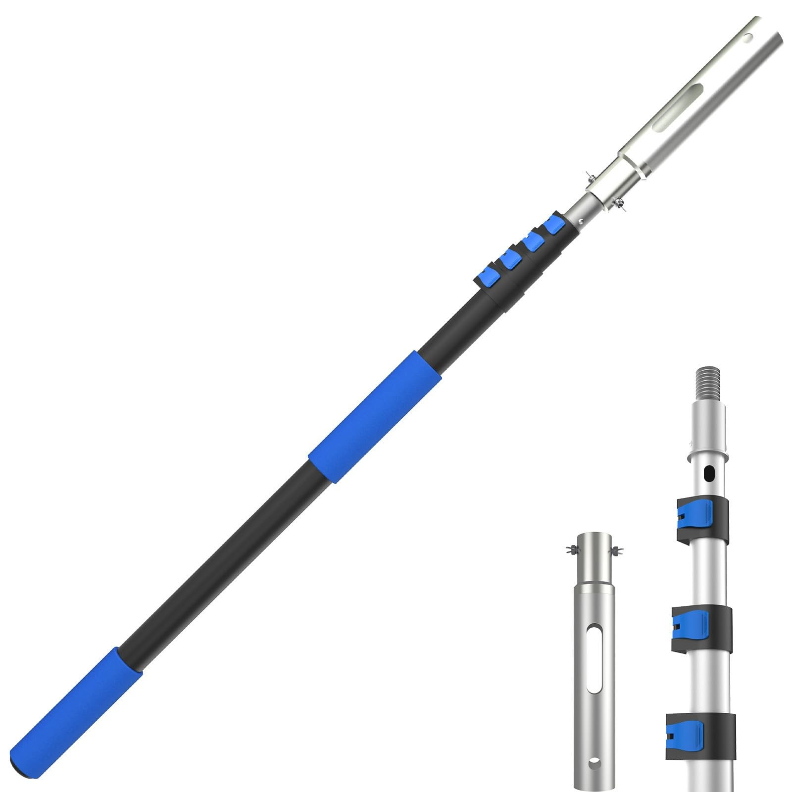 SKGPOLE Swimming Pool Pole, Upgraded 16FT Professional Telescopic Extendable …
