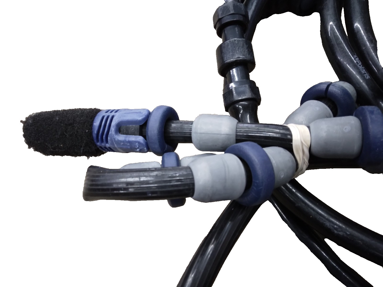 Polaris TR35P Pressure Vacuum Pool Cleaner With Float Heads Extended Feed Hose