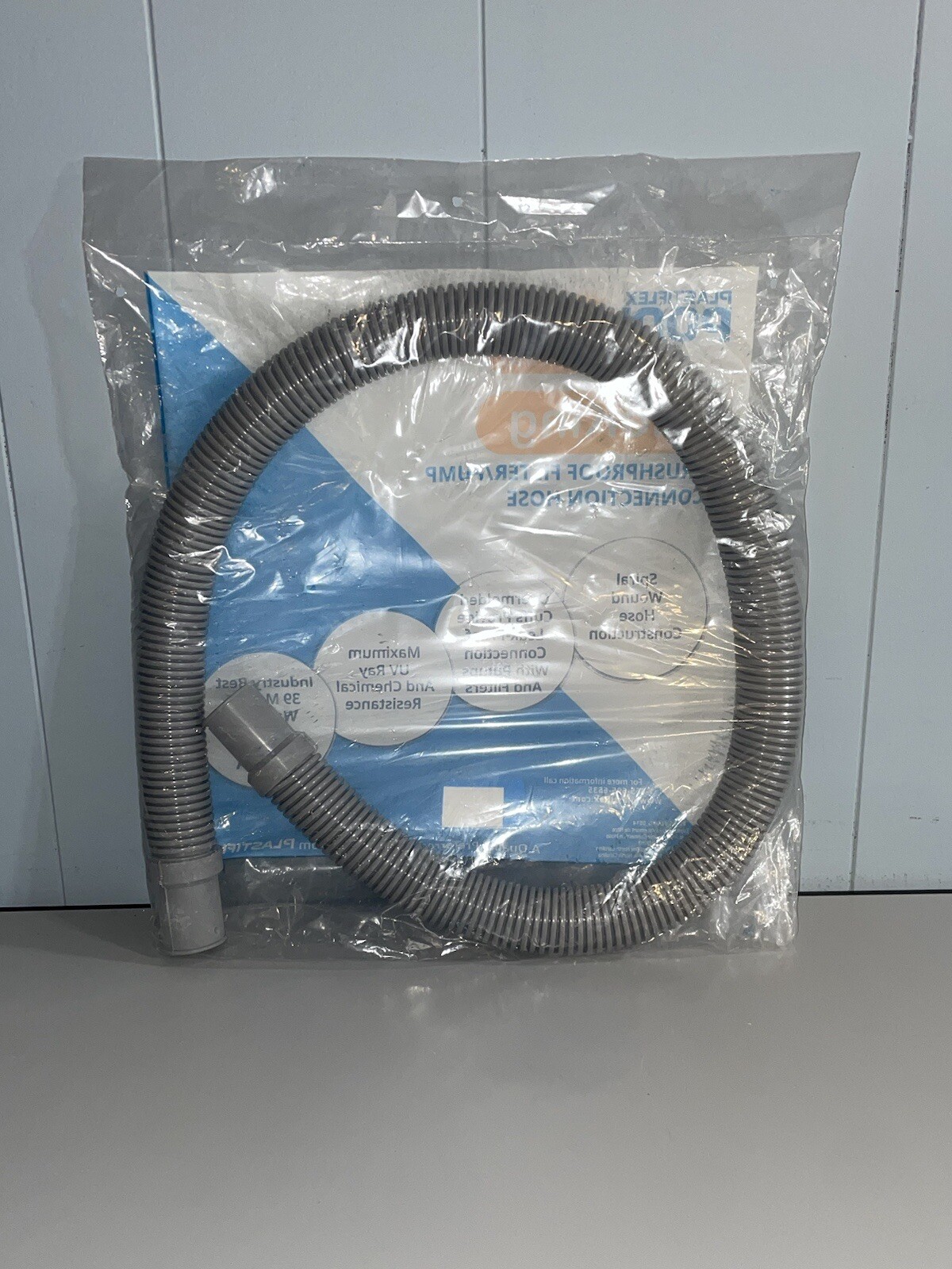 Plastiflex Deluxe FloKing Swimming Pool Filter Connection Hose – 4&prime; x 1.25&Prime;