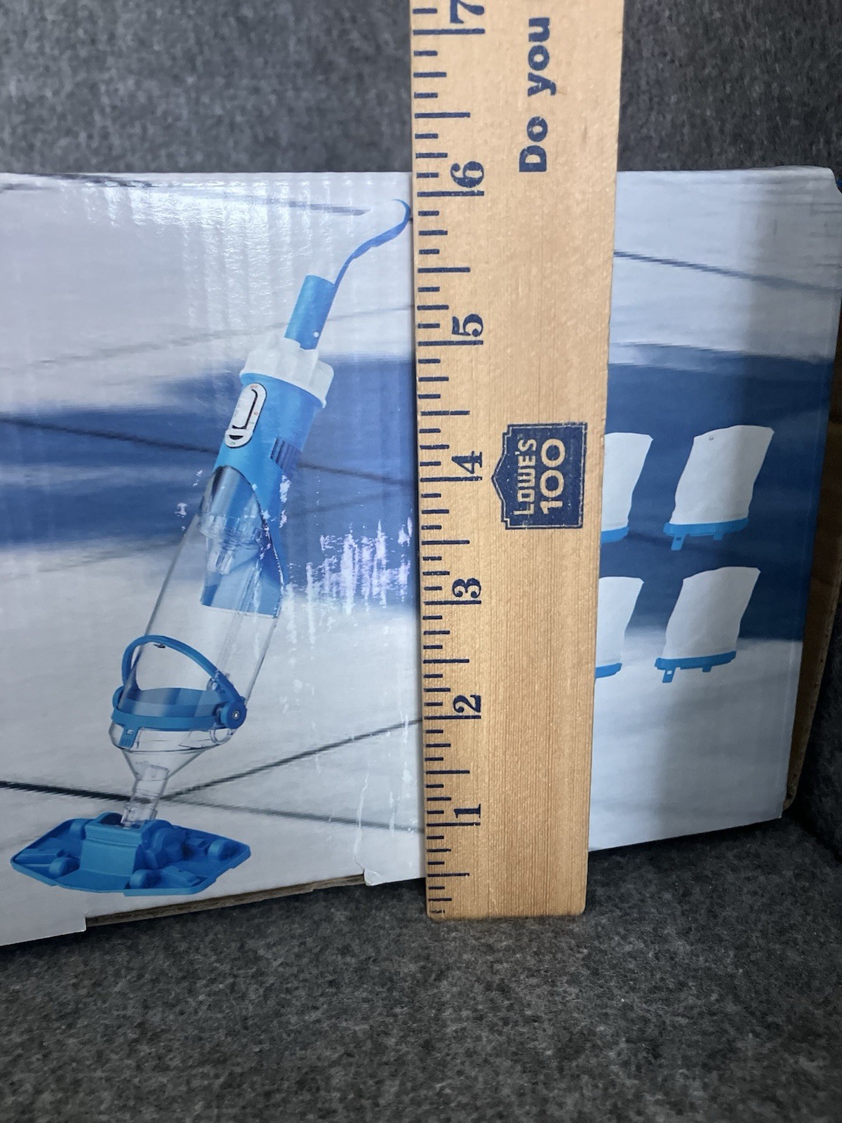 TEGUY V40 Handheld Pool Vacuum 40W 18.5GPM Dual Head for Above/In-Ground Pools