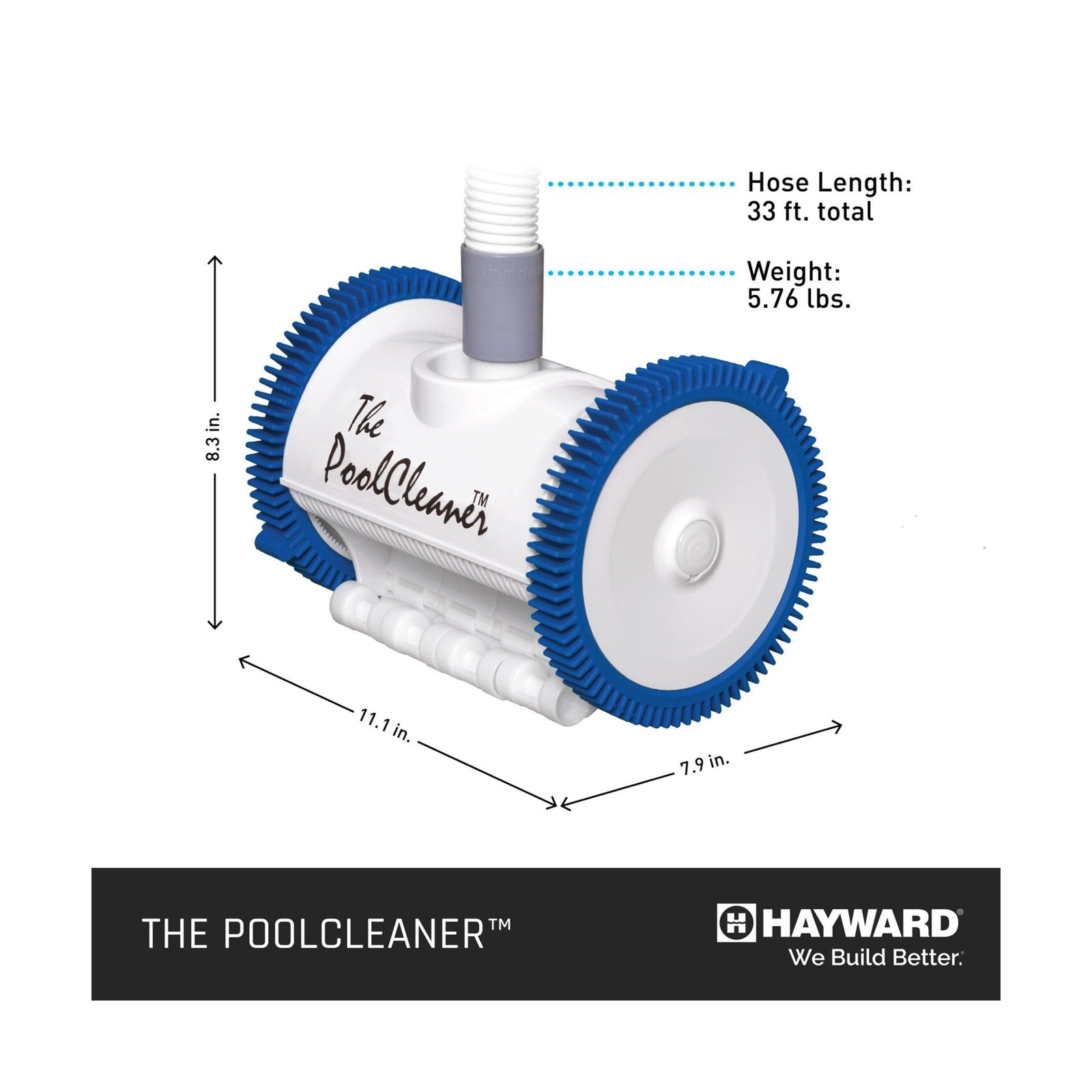 Hayward Pool Vacuum for Inground Pools Poolvergnuegen Suction Pool Cleaner (2…