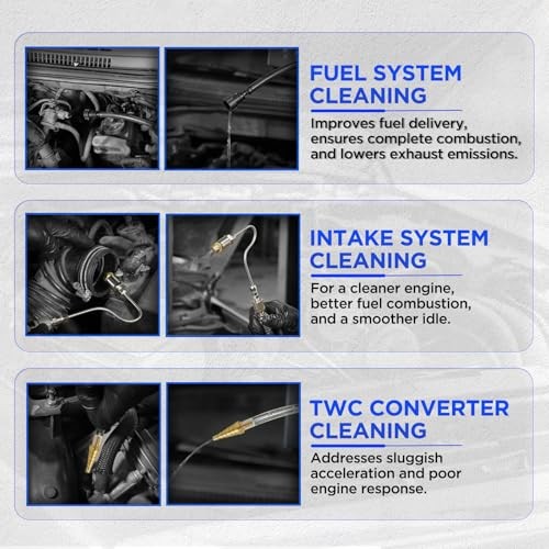 Fuel Injector Cleaner Kit 150PSI Automotive Fuel System Cleaning Kit for for