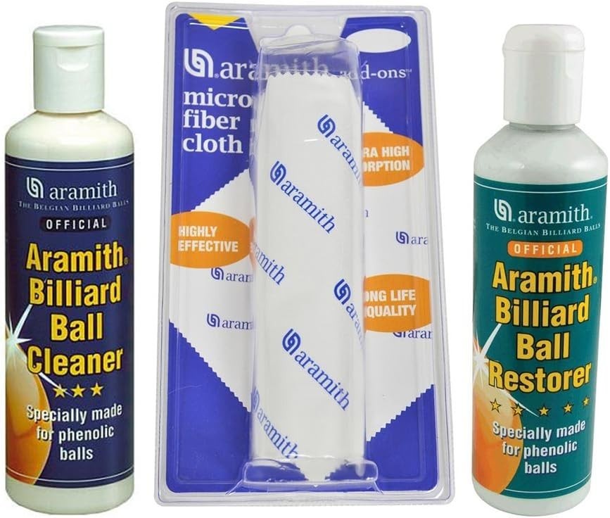 Professional Pool Ball Cleaner & Microfiber Towel Kit for Gleaming Billiards