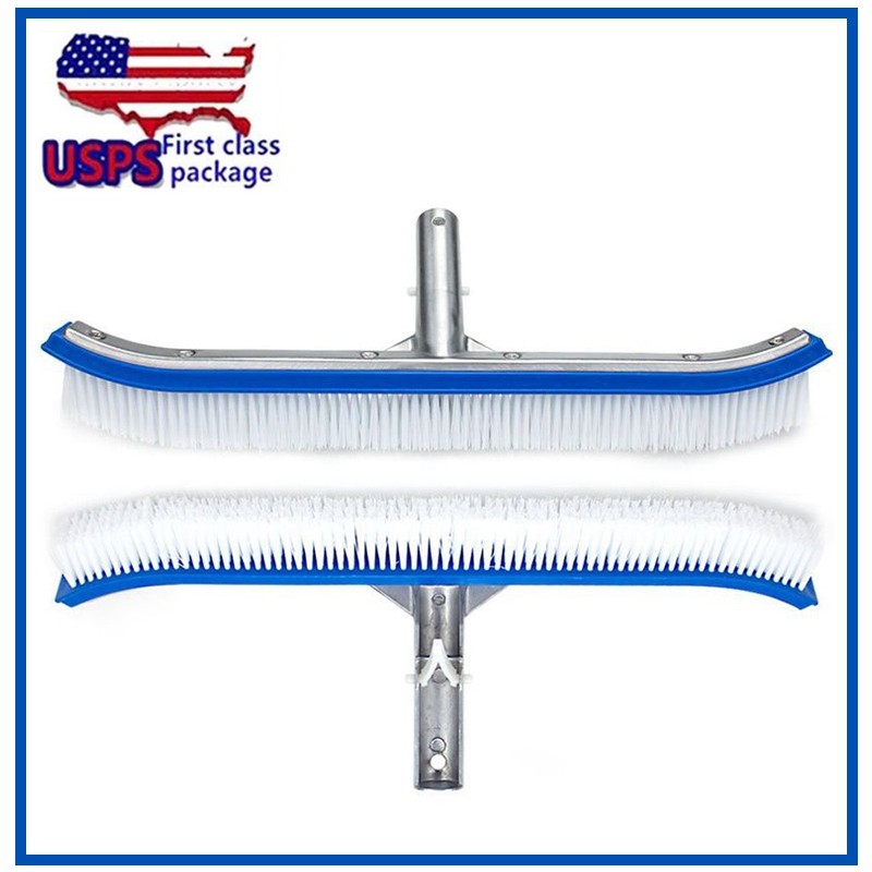 18 Inch Pool Brush Head for Cleaning Pool Walls Inground Pools Tiles Floors