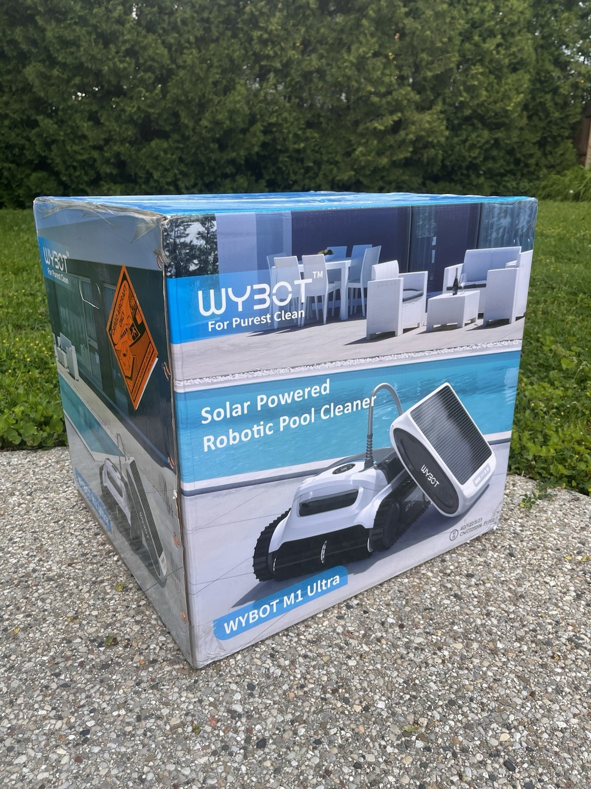 WYBOT M1 Ultra Solar Cordless Robotic Pool Cleaner WiFi/App Triple Motors
