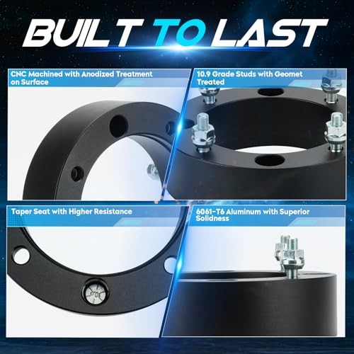 4pcs 4×156 2 inch (50.8mm) ATV Wheel Spacers w/ 131mm 2&Prime;-4x156mm-131mm w/o Hub