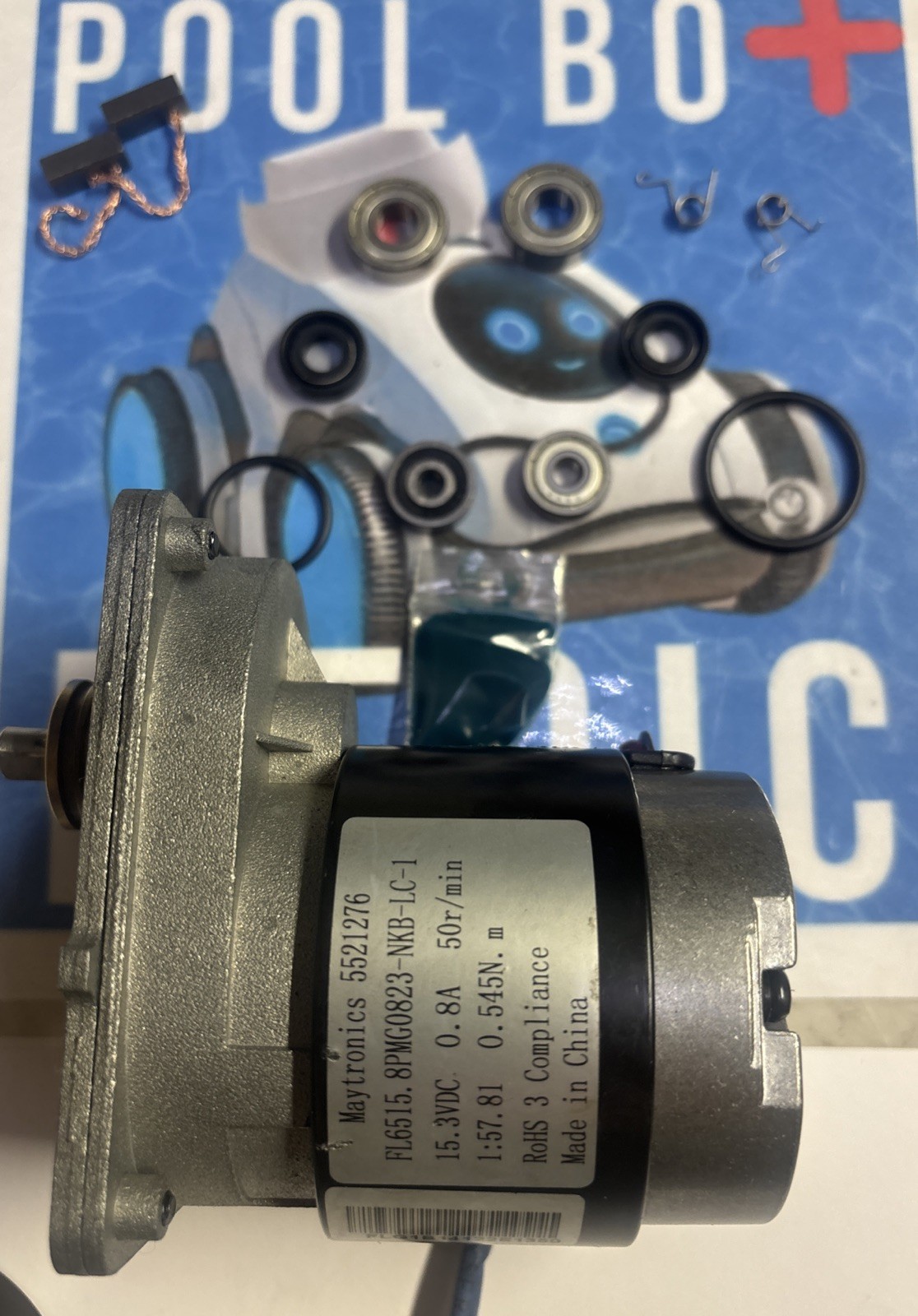 Maytronics Dolphin Gearbox Track Drive Motor Kit Repair 5521276 FL6515 W Puller