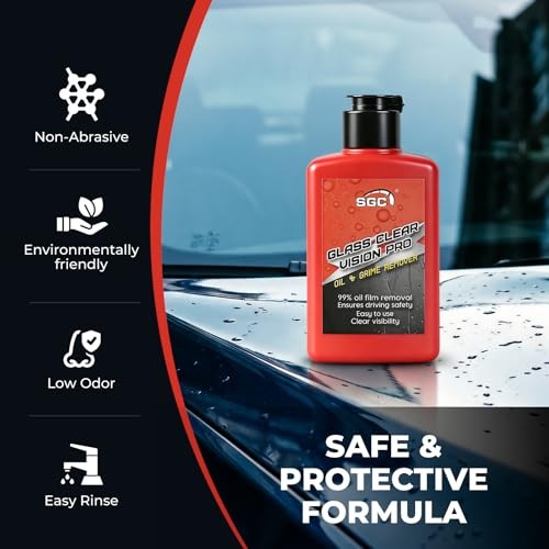 SGC Professional Cleaner Paste for Cars Glass Clear Vision Pro – Heavy Duty