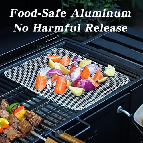 Grill Topper, 10 Pcs Disposable BBQ Grill Toppers, 12×16 in Non-Stick Heavy