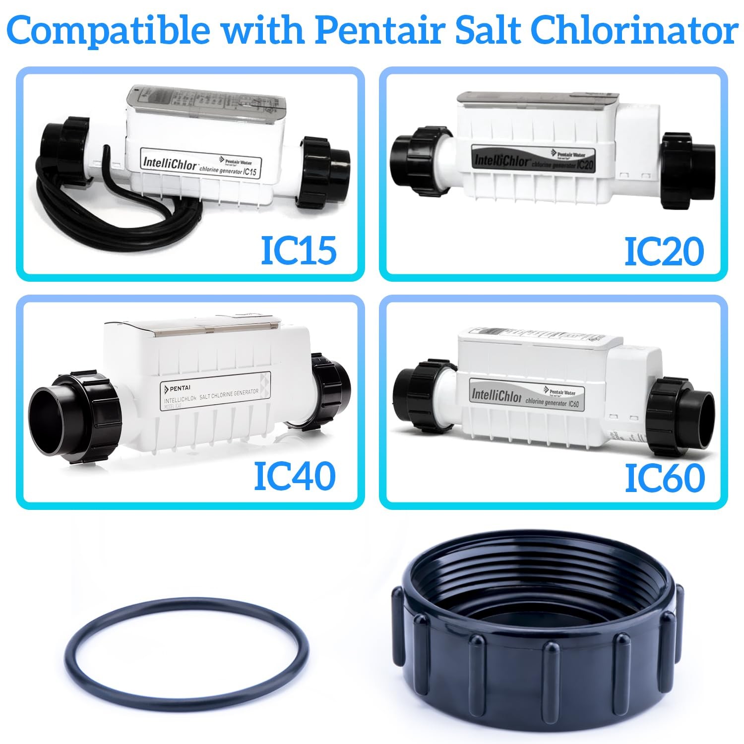 Sharutia 520670 Acid Washing Kit Compatible with Pentair Ichlor 30, Black