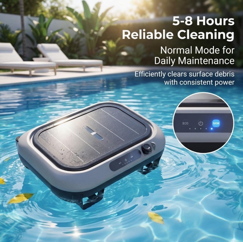 Robotic Pool Skimmer 🌊 Automatic Pool Skimmer 🌞 Solar Automatic Pool Cleaner🌴
