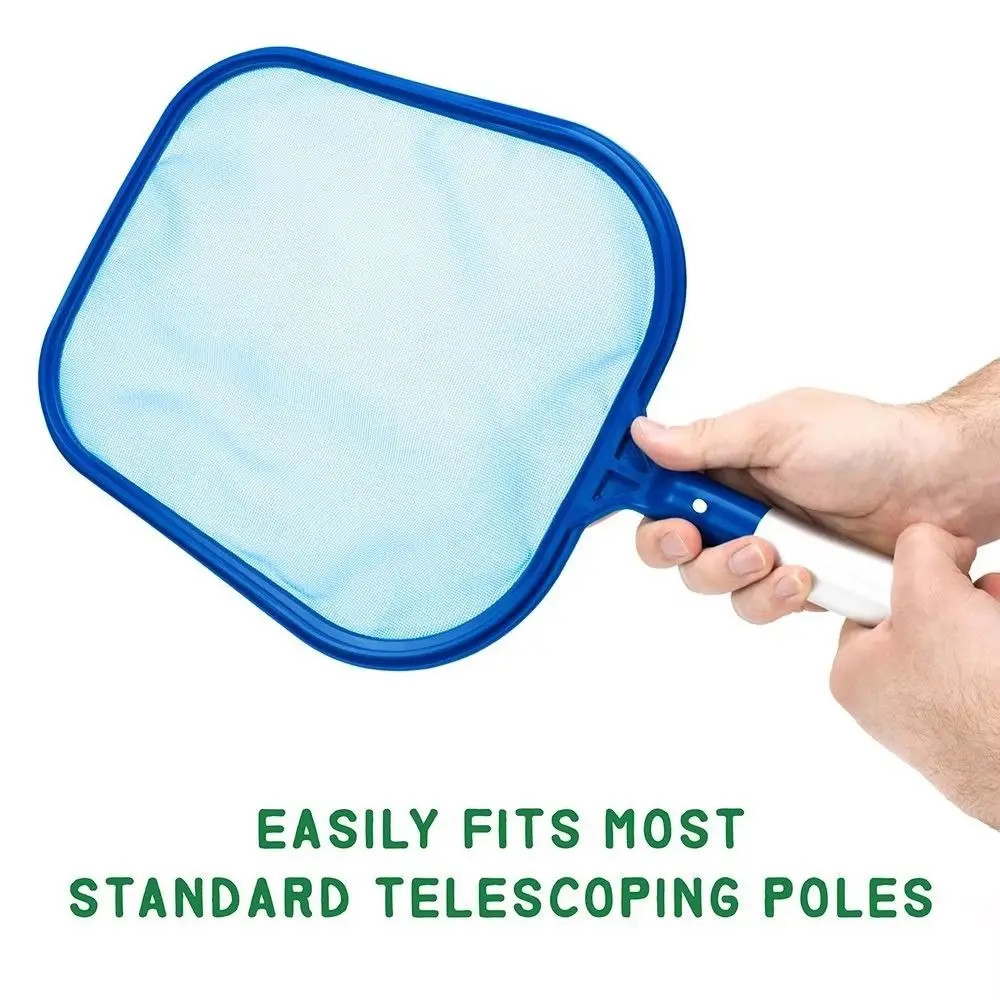 Lightweight Pool Skimmer Net Wide Mouth Leaf Mesh Cleaning Tools Accessories