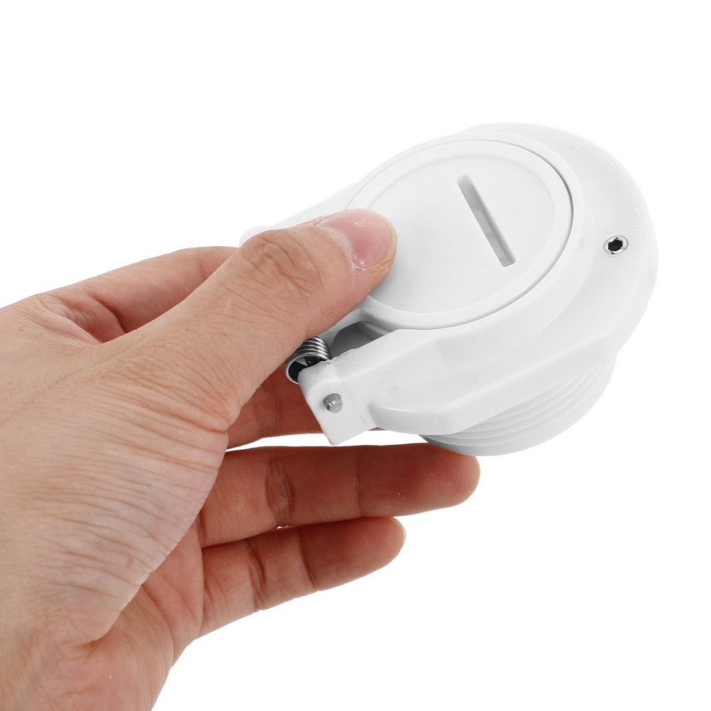 Rotation Pool Vacuum Safety Lock Replacement White Plastic 7.50X6.50X4.00 cm