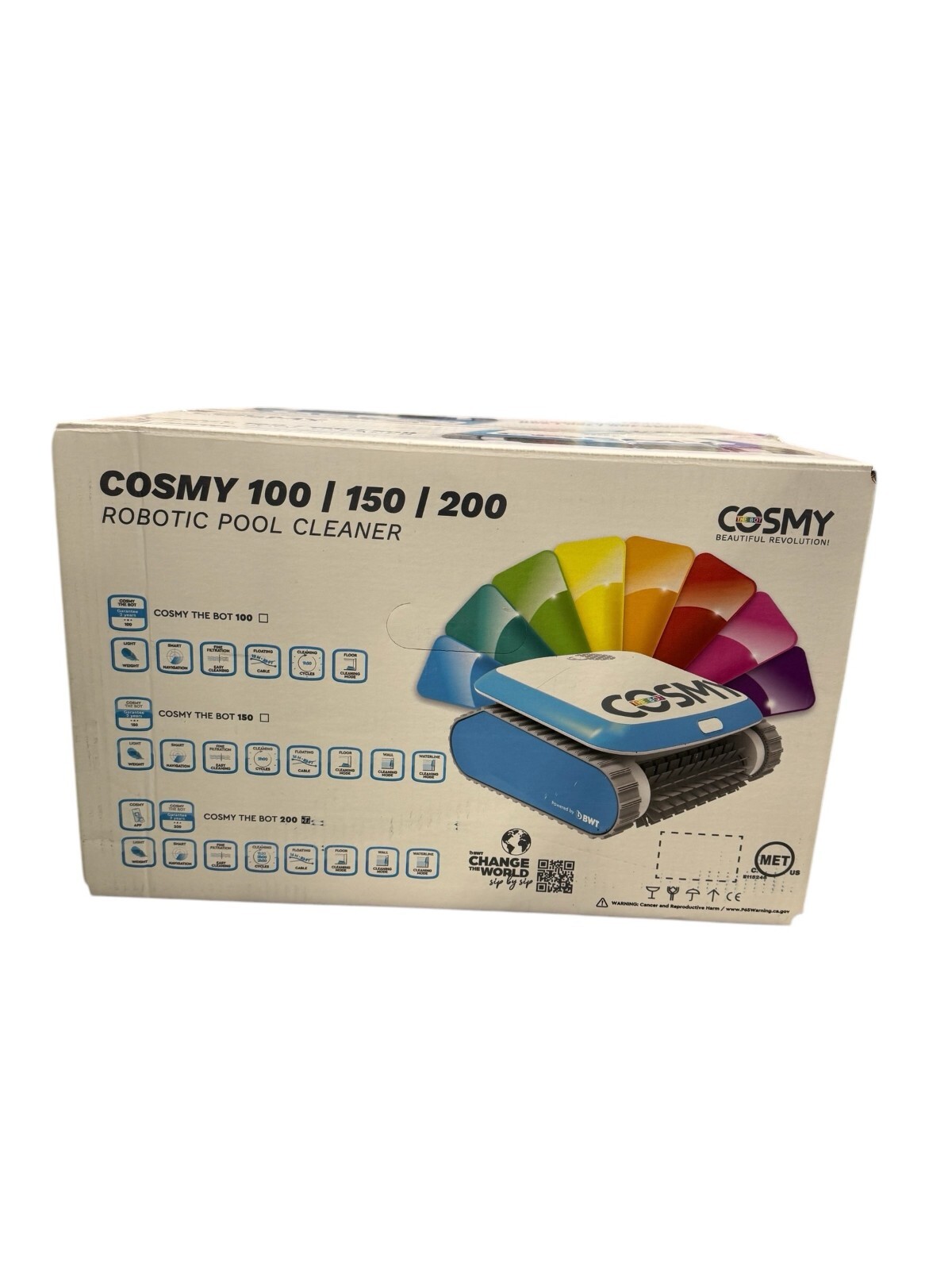 BWT&rsquo;s Cosmy the Bot 200 Robotic Pool Cleaner (RURN-NOY0-C2M70)