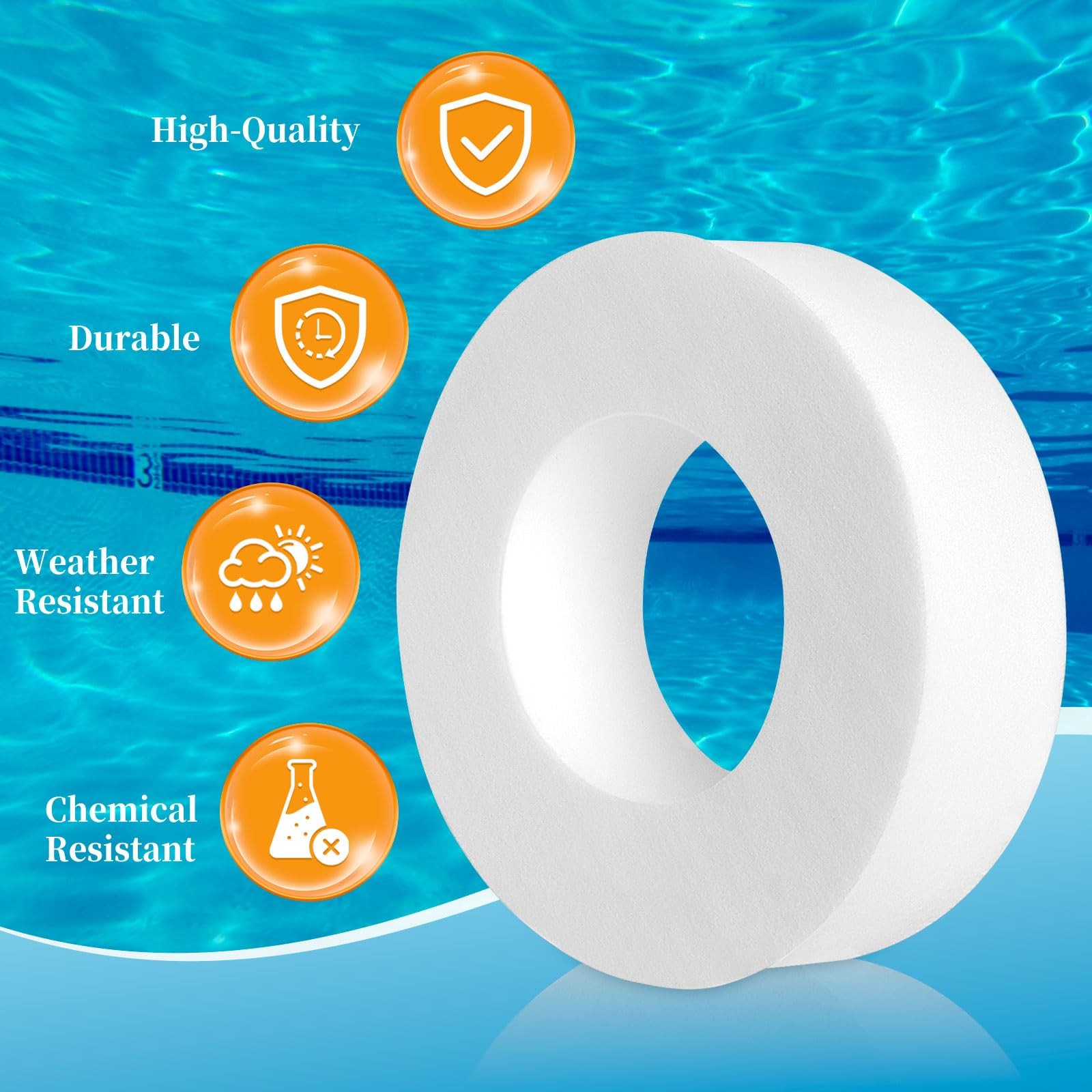 4 Pack Climbing Foam Rings 6101611-R4 Replacement for Maytronics Dolphin Naut…
